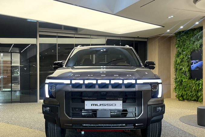 KGM, 정통 픽업 ‘무쏘’ 주요 사양 공개